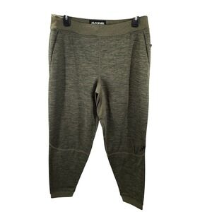 DAKINE Liberator Snow Fleece Pants Joggers Mens Medium Peat Green Heather‎ NEW